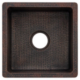 Alternative View of Premier Copper Products 16" Copper Bar/Prep Sink, Oil Rubbed Bronze, BS16DB3