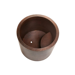 Alternate Image for Premier Copper Products Japanese Style Soaker Hammered Copper Bathtub, BTR45DB