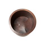 Premier Copper Products 45" Hammered Copper Japanese Style Soaker Bathtub and Drain Package, Oil Rubbed Bronze, BSP5_BTR45DB