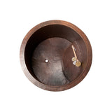 Premier Copper Products 45" Hammered Copper Japanese Style Soaker Bathtub and Drain Package, Oil Rubbed Bronze, BSP5_BTR45DB