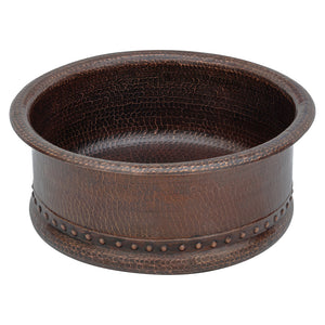 Alternate Image for Premier Copper Products 15" Copper Bar/Prep Sink, Oil Rubbed Bronze, BV15DB2