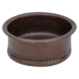 Main Image of Premier Copper Products 15" Copper Bar/Prep Sink, Oil Rubbed Bronze, BV15DB2