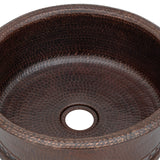 Alternative View of Premier Copper Products 15" Copper Bar/Prep Sink, Oil Rubbed Bronze, BV15DB2