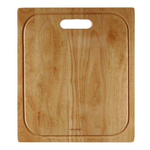 Houzer Rubberwood Cutting Board for multiple sink models - Tan, CB-3300