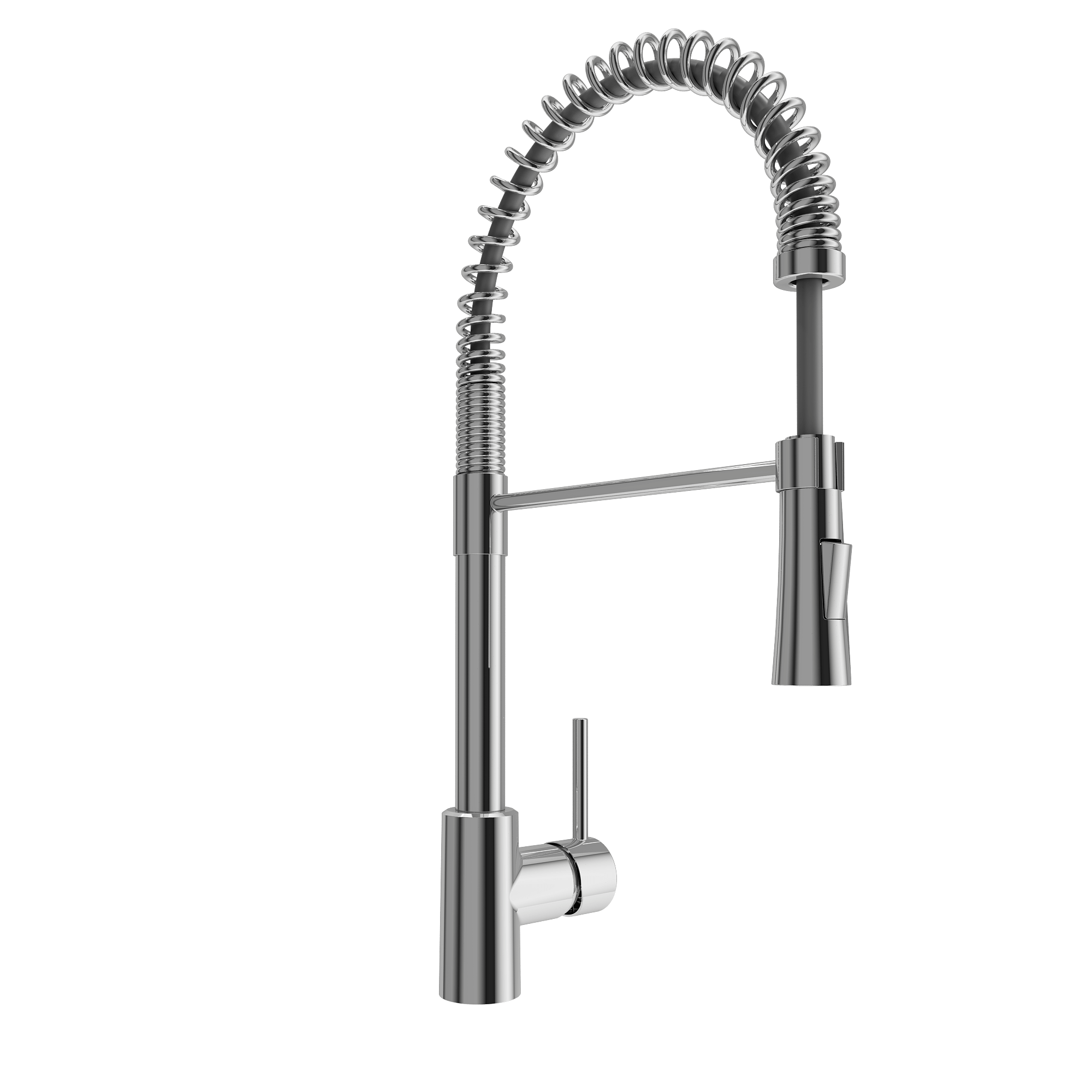 BOCCHI Classico 24" Fireclay Farmhouse Sink Kit with Faucet and Accessories, White (sink) / Chrome (faucet), 1137-001-2024CH