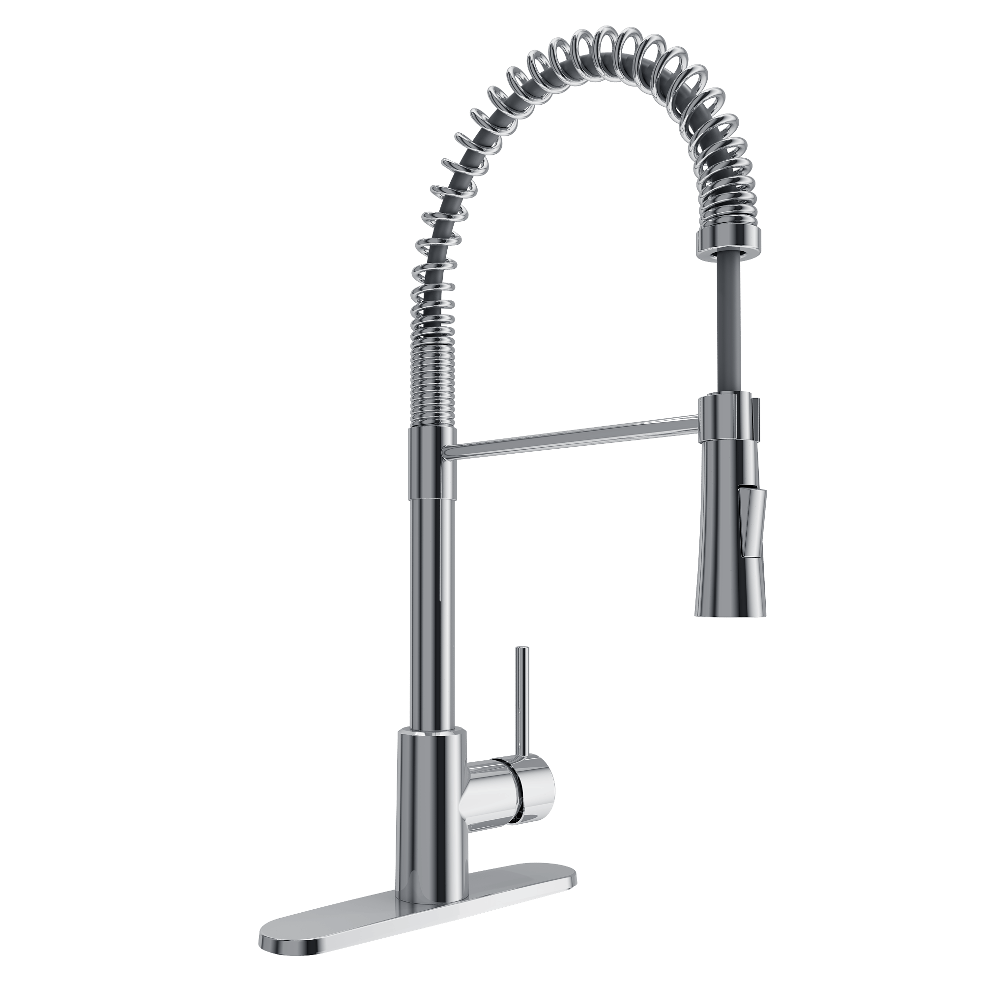 BOCCHI Nuova 34" Fireclay Farmhouse Sink Kit with Faucet and Accessories, 50/50 Double Bowl, White (sink) / Chrome (faucet), 1501-001-2020CH