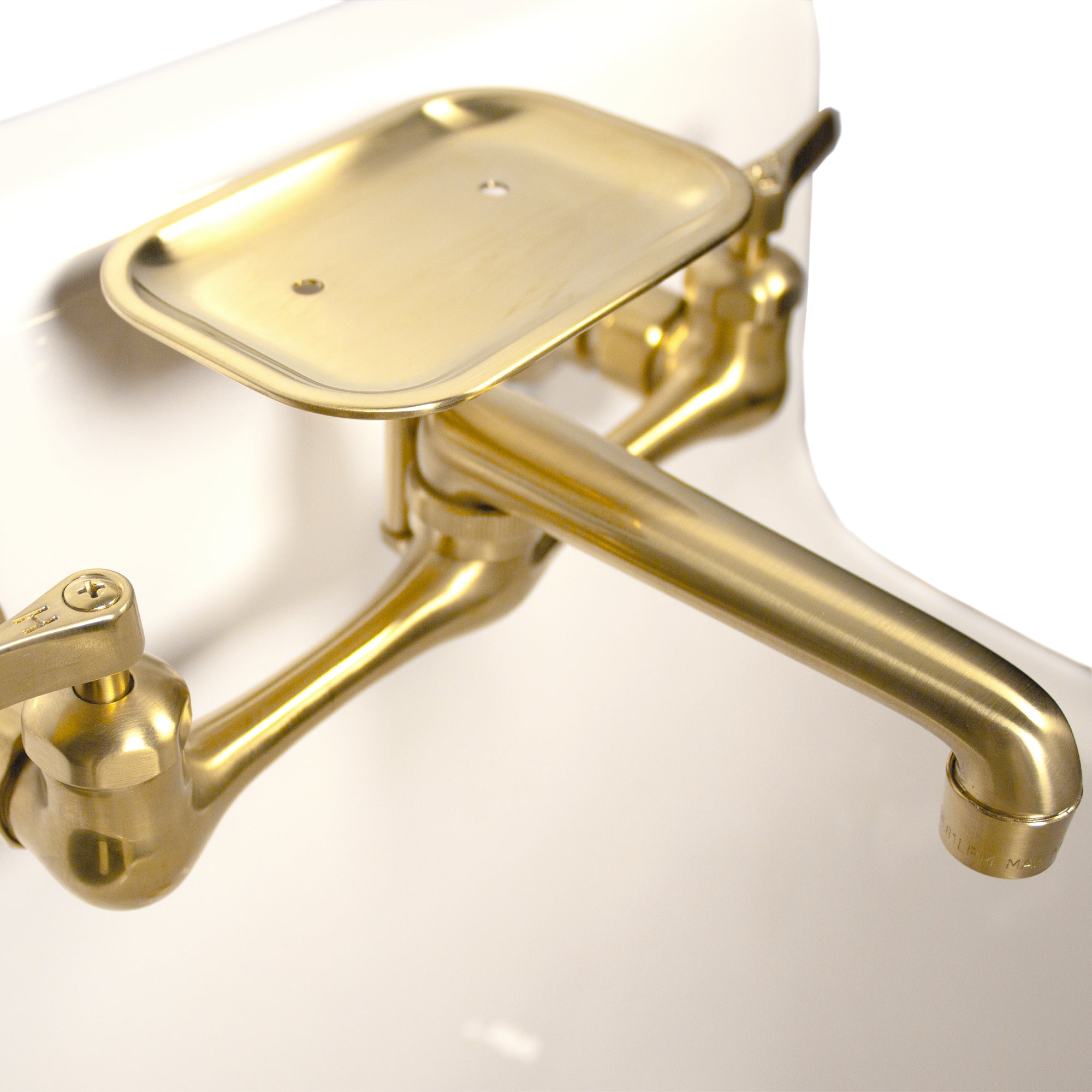 Nantucket Sinks Premium Accessories Brass Utility/Mud/Laundry Faucet, Handle, CIF-2HSB