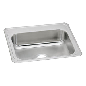 Alternate Image for Elkay Celebrity 25" Drop In/Topmount Stainless Steel Kitchen Sink, Brushed Satin, No Faucet Hole, CR25220
