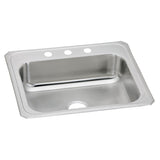 Elkay Celebrity 31" Drop In/Topmount Stainless Steel Kitchen Sink, Brushed Satin, 2 Faucet Holes, CR31222