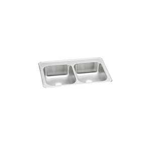 Alternate Image for Elkay Celebrity 33" Drop In/Topmount Stainless Steel Kitchen Sink, 50/50 Double Bowl, Brushed Satin, No Faucet Hole, CR33220