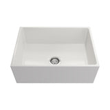 Crestwood 27" Fireclay Farmhouse Sink, White, CW-MOD-27-WHITE