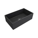 Crestwood 33" Fireclay Farmhouse Sink, Charcoal, CW-MOD-33-CHARCOAL