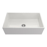 Crestwood 33" Fireclay Farmhouse Sink, White, CW-MOD-33-WHITE