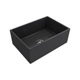 Crestwood 27" Fireclay Farmhouse Sink, Charcoal, CW-MOD-27-CHARCOAL