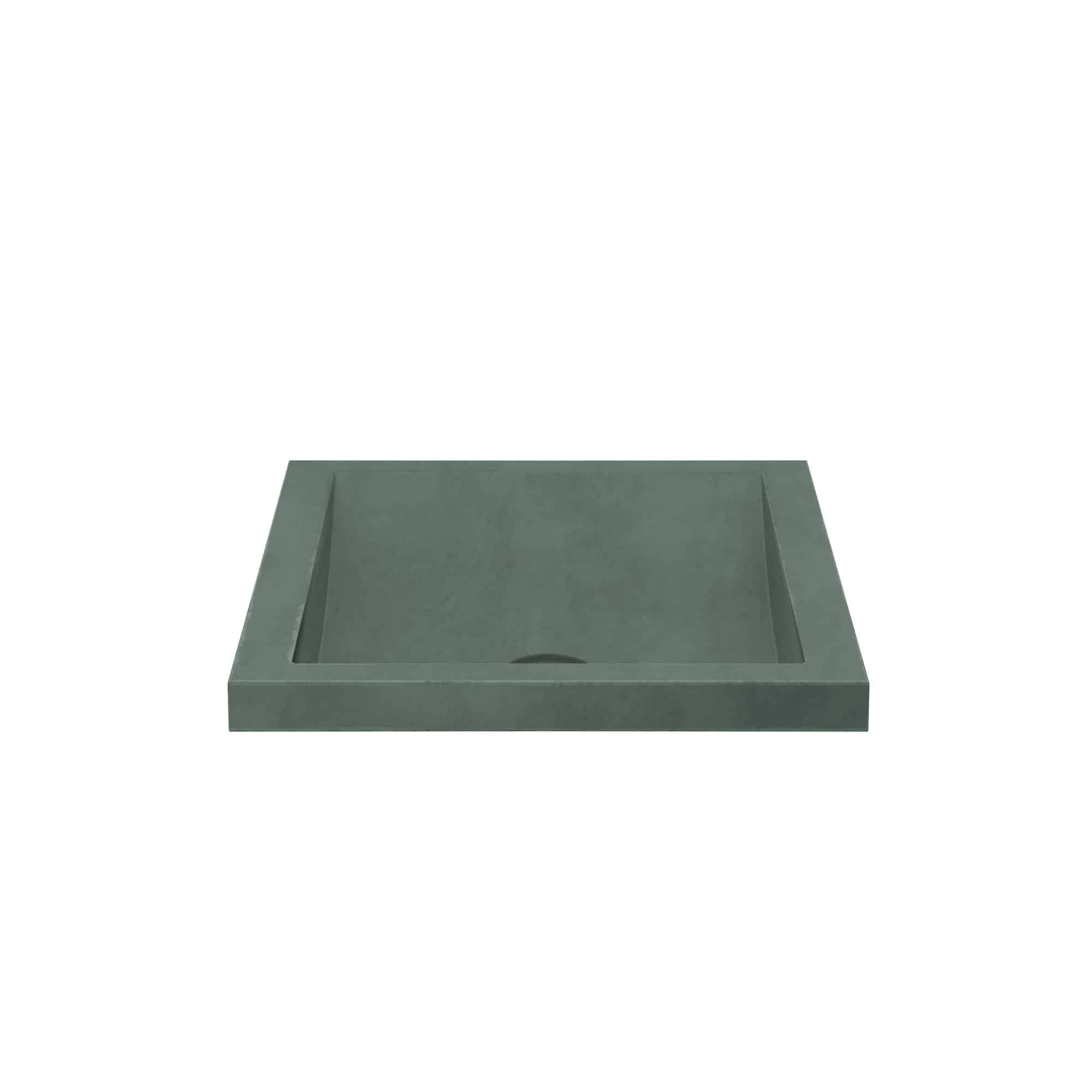 Native Trails Cabrillo 20.75" x 14.75" Rectangle Undermount NativeStone Concrete ADA Bathroom Sink, Forest, NSL2014-F Product Image