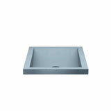 Native Trails Cabrillo 20.75" x 14.75" Rectangle Undermount NativeStone Concrete ADA Bathroom Sink, Ocean, NSL2014-O