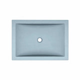 Native Trails Cabrillo 20.75" x 14.75" Rectangle Undermount NativeStone Concrete ADA Bathroom Sink, Ocean, NSL2014-O