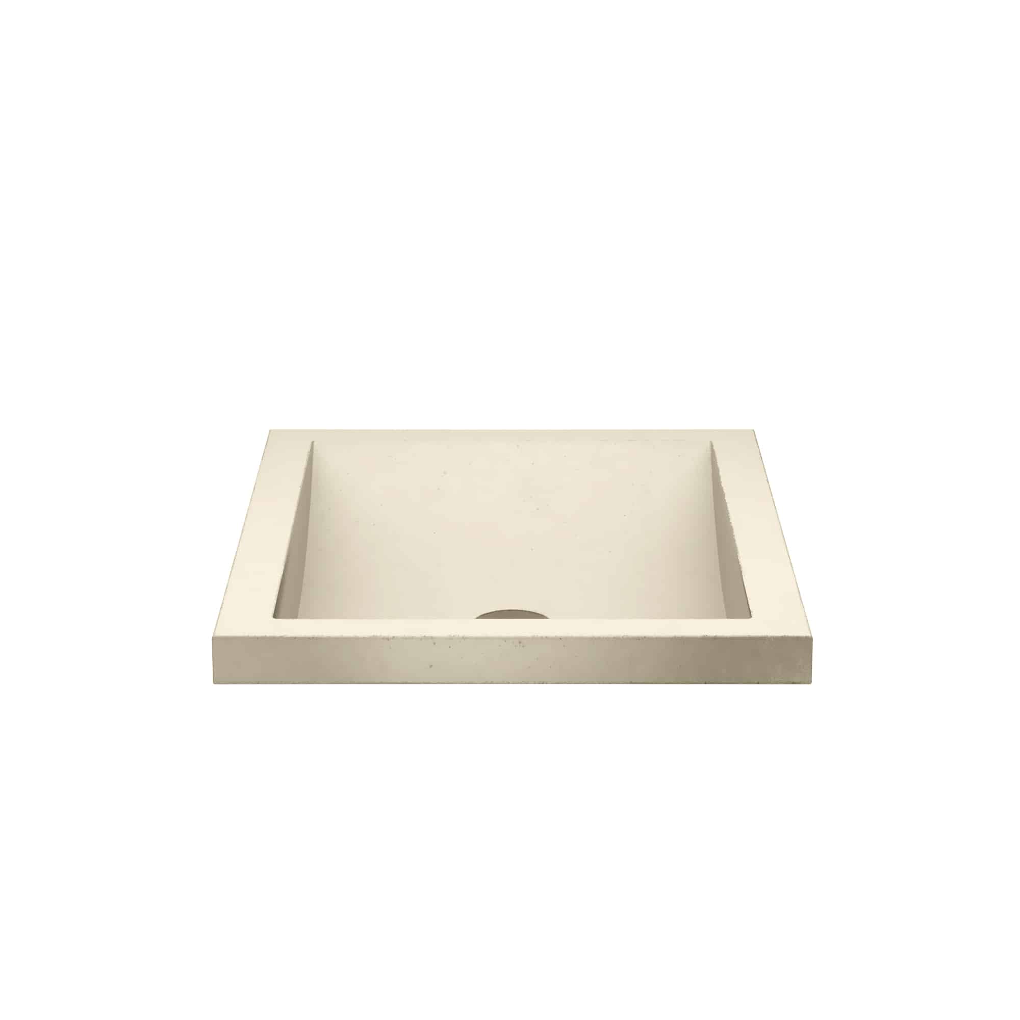 Native Trails Cabrillo 20.75" x 14.75" Rectangle Undermount NativeStone Concrete ADA Bathroom Sink, Sand, NSL2014-D Product Image
