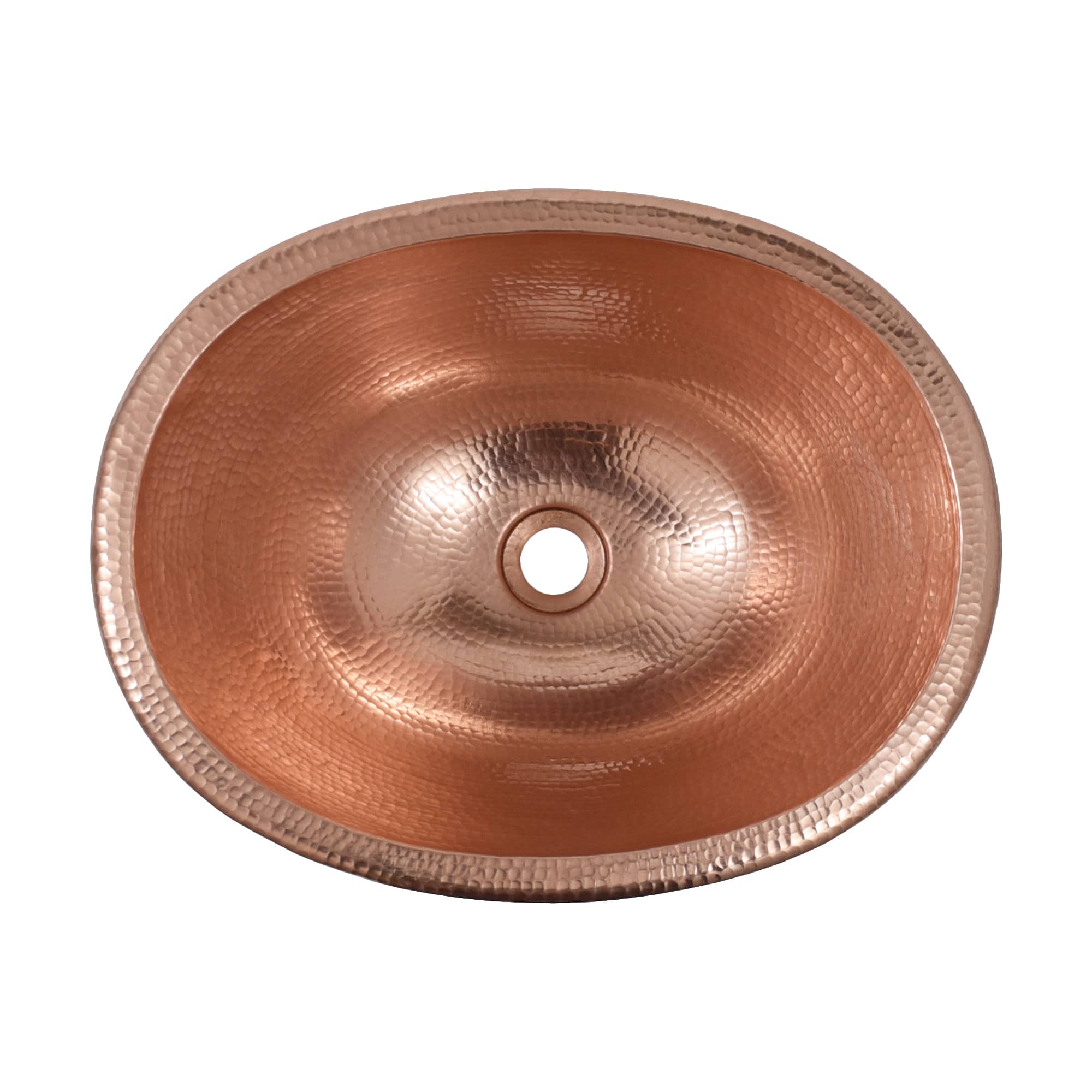 Native Trails Cameo 17" x 13.25" Oval Copper Bathroom Sink, Polished Copper, 16 Gauge, CPS448 Product Image