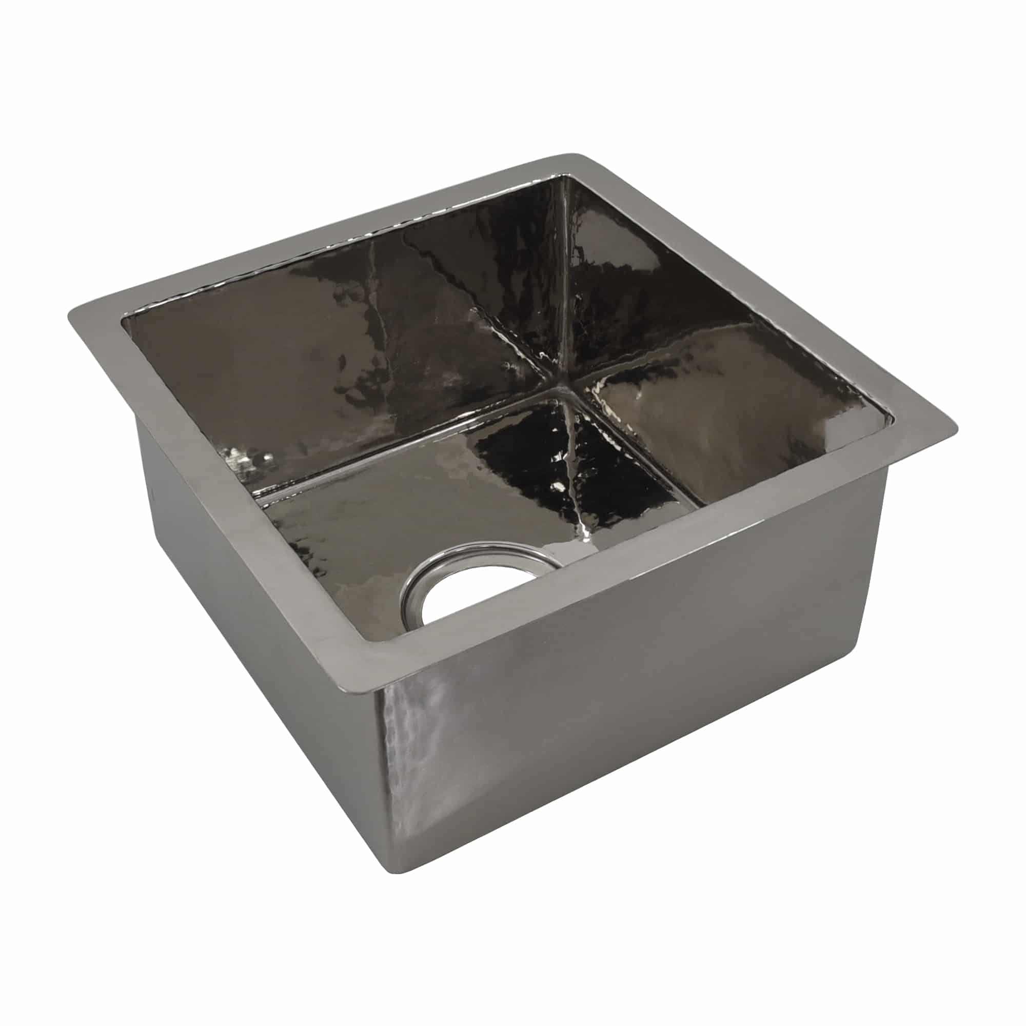 Native Trails Cantina 15" Square Nickel Bar/Prep Sink, Polished Nickel, CPS834-F Product Image