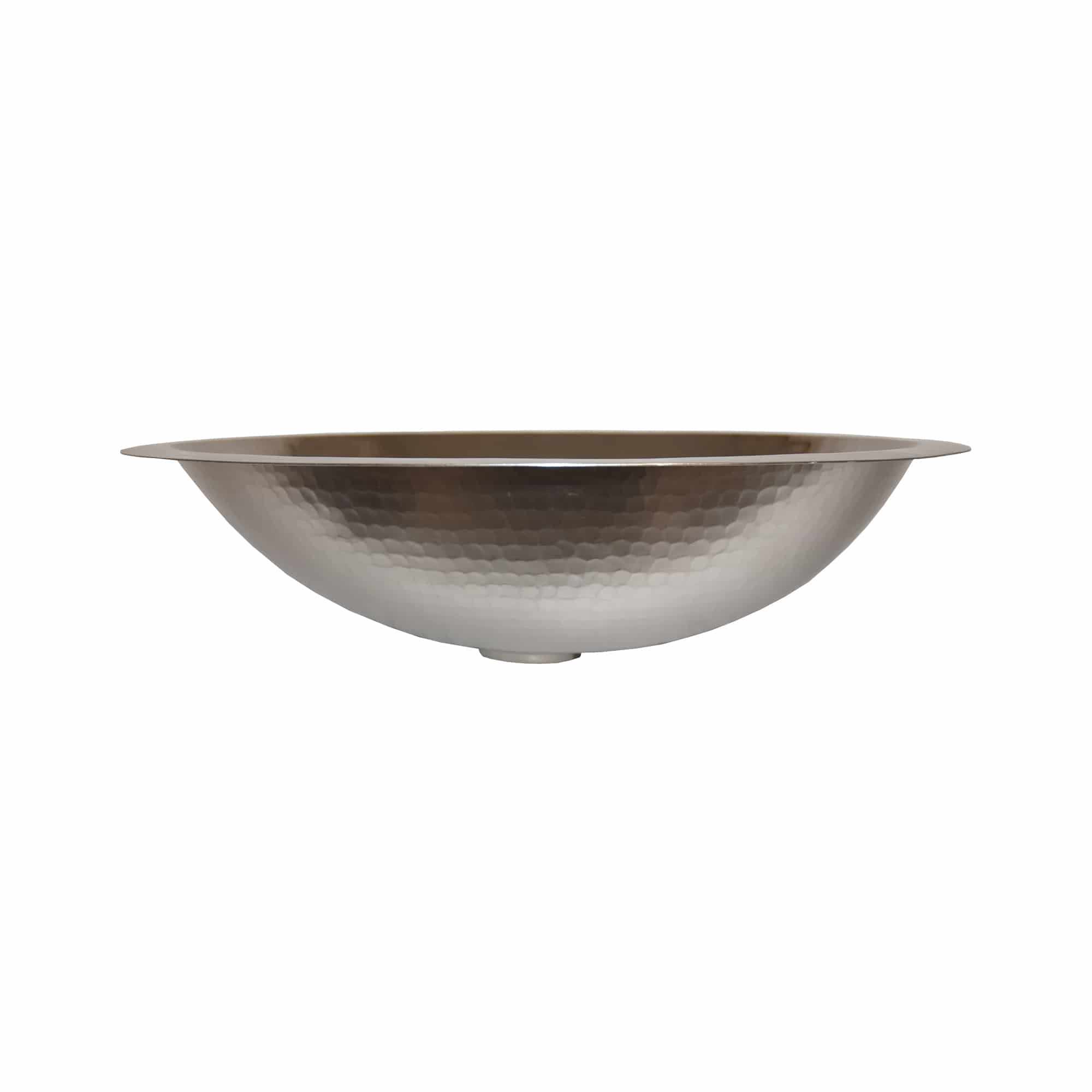 Native Trails Classic 19" Oval Undermount Nickel Bathroom Sink, Polished Nickel, CPS868-F Product Image