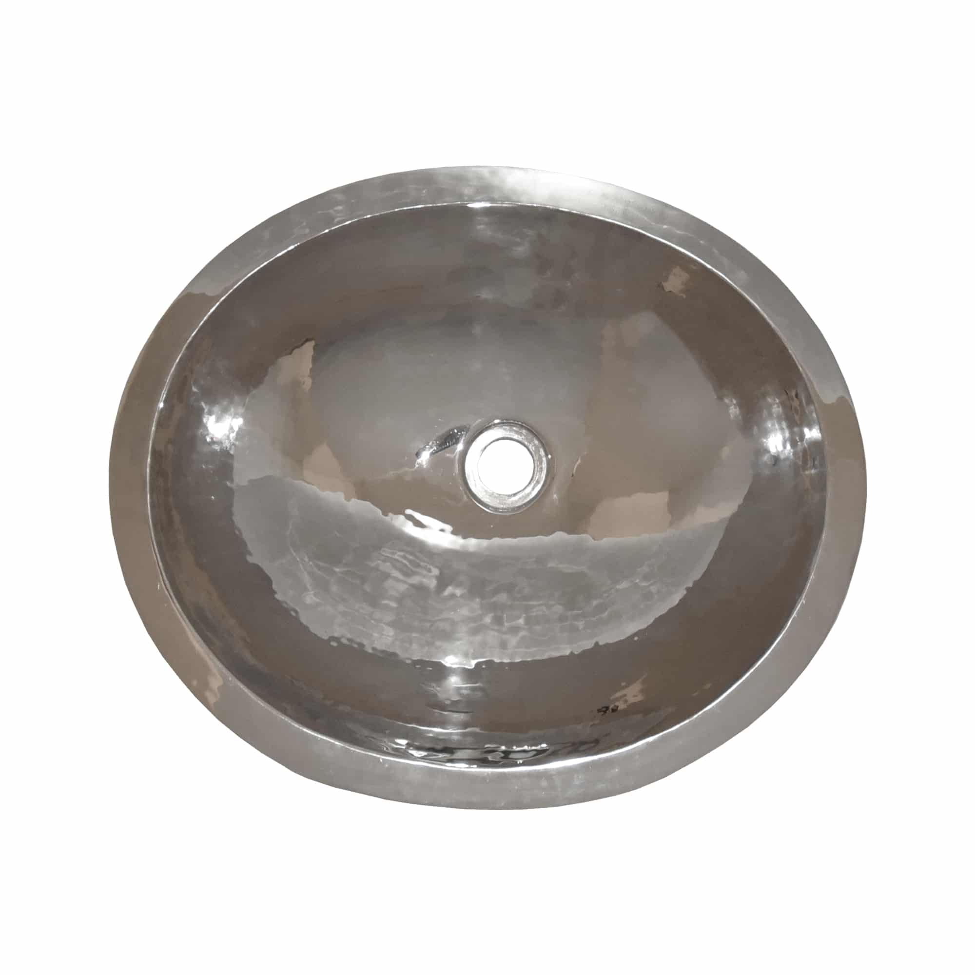 Native Trails Classic 19" Oval Undermount Nickel Bathroom Sink, Polished Nickel, CPS868-F Product Image