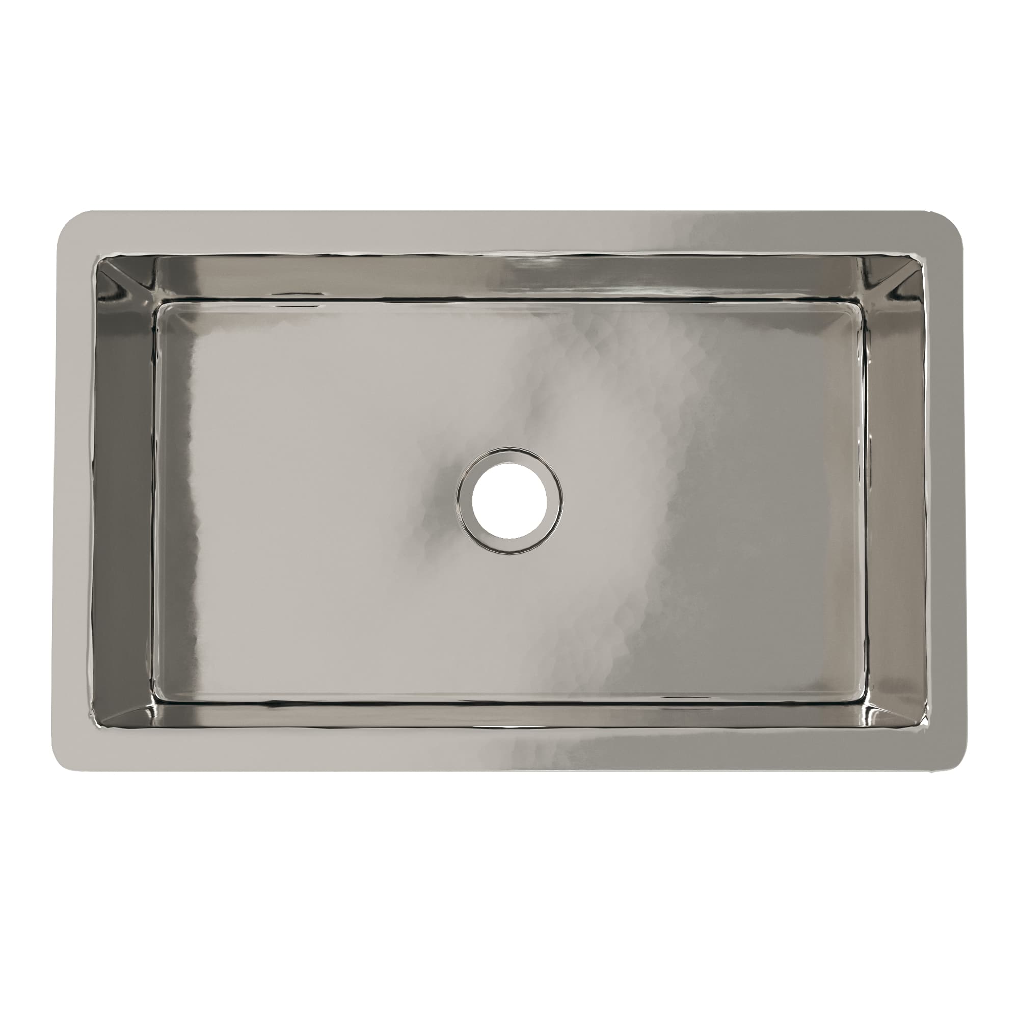 Native Trails Cocina 30" Undermount Copper Kitchen Sink, Polished Nickel, CPK893-F Product Image