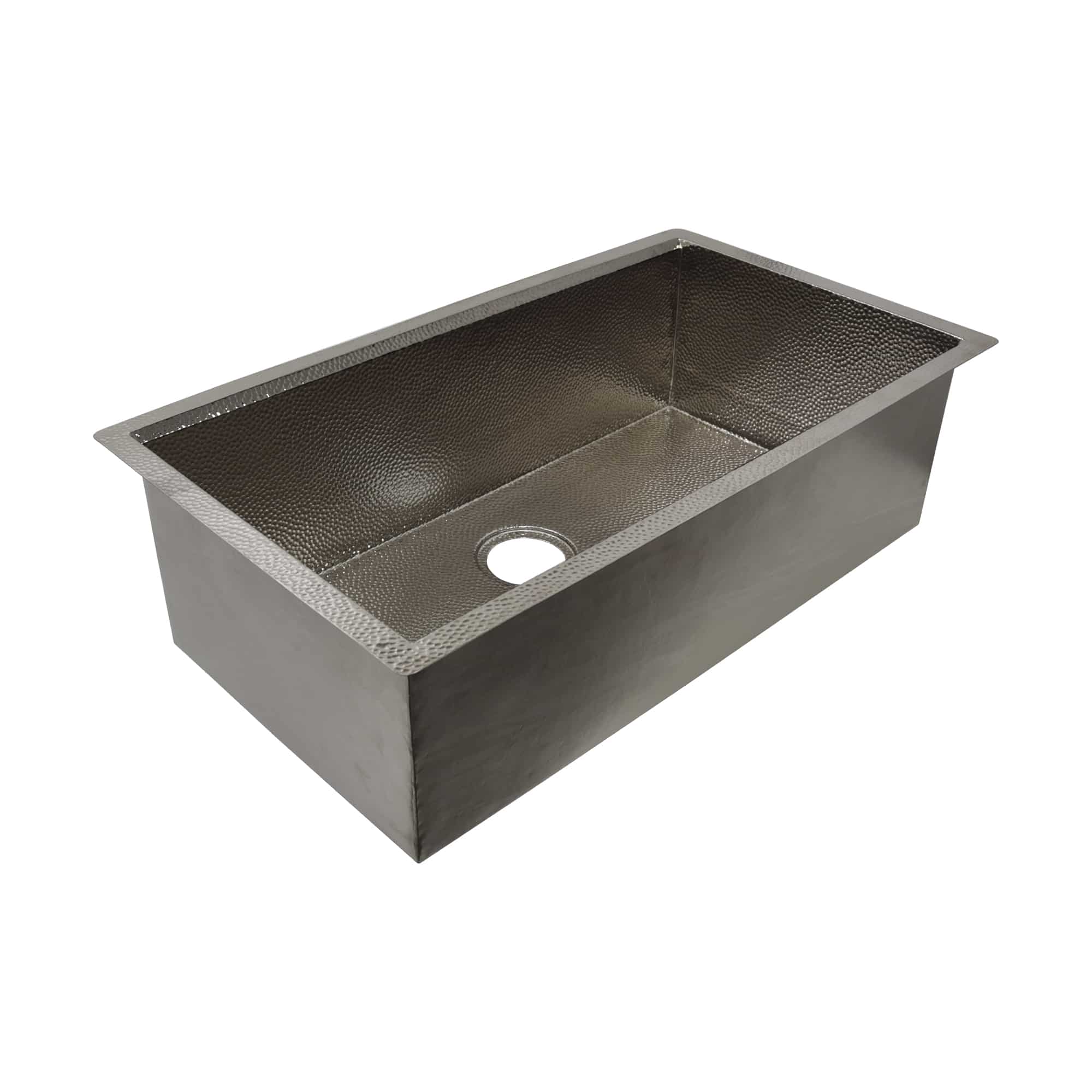 Native Trails Cocina Concierge 33" Undermount Nickel Workstation Kitchen Sink, Brushed Nickel, CPKG572 Product Image