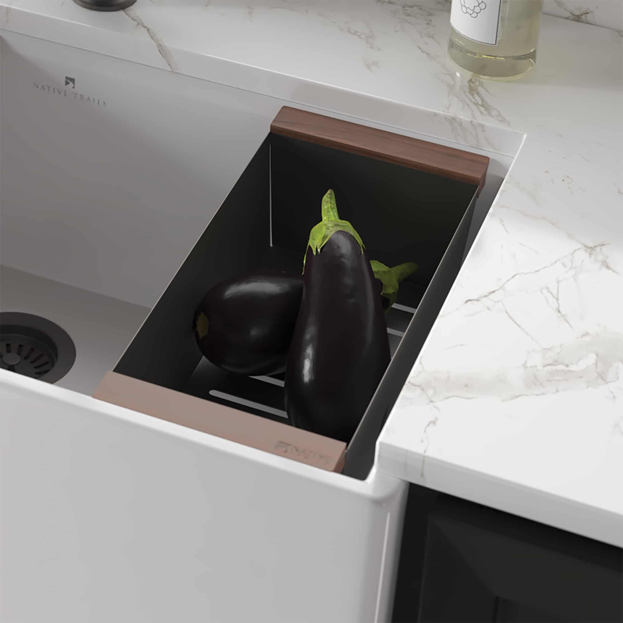 Native Trails Concierge Colander in Gunmetal, GCL1607-GM Product Image