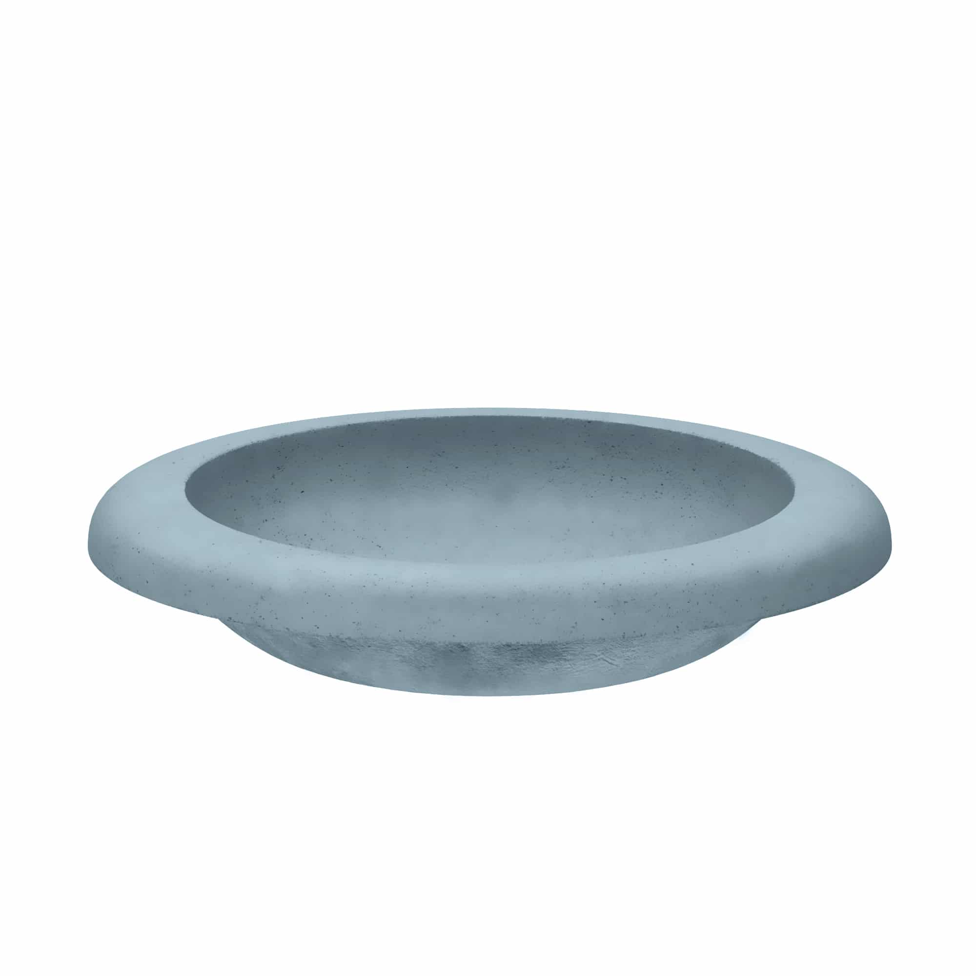 Native Trails Cuyama 21" x 15" Oval Drop In NativeStone Concrete ADA Bathroom Sink, Ocean, NSL2115-O