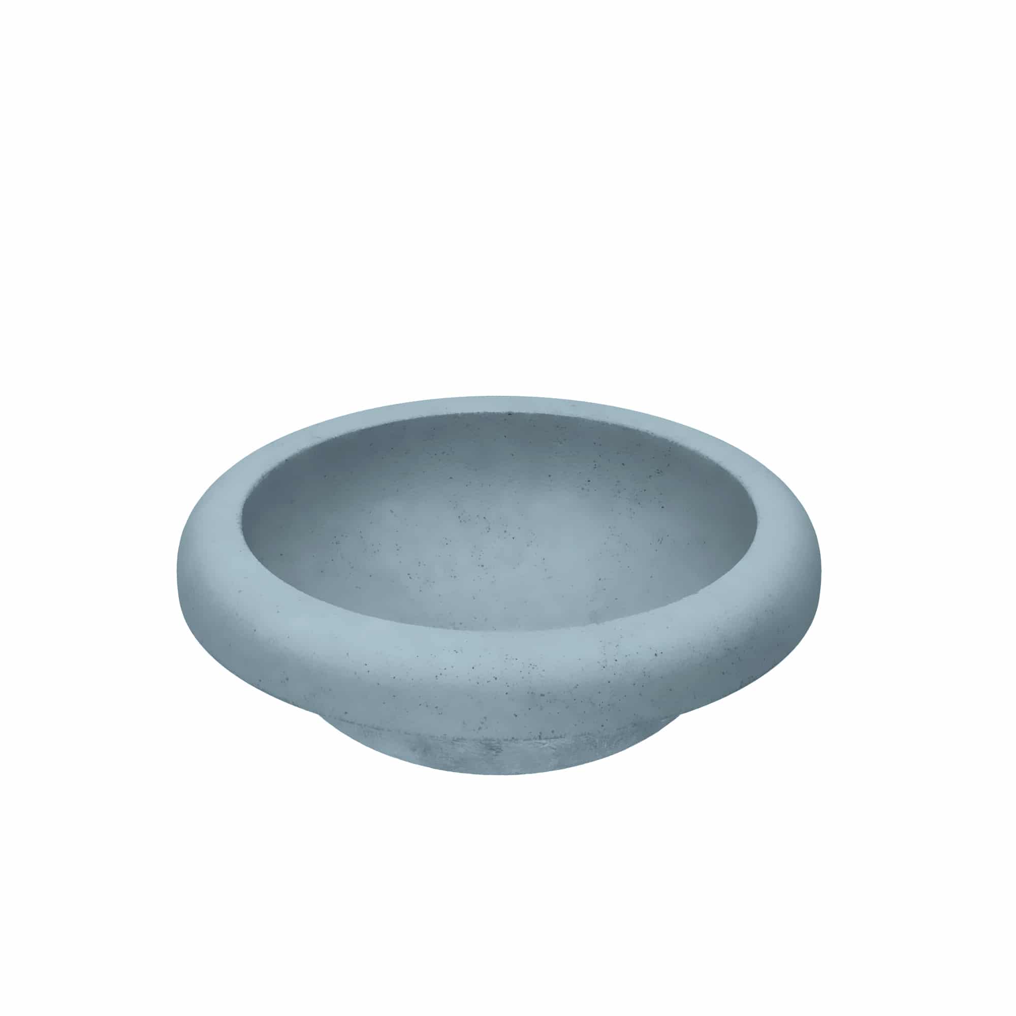 Native Trails Cuyama 21" x 15" Oval Drop In NativeStone Concrete ADA Bathroom Sink, Ocean, NSL2115-O