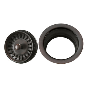 Alternate Image for Premier Copper Products 3.5" Deluxe Garbage Disposal Drain w/ Basket - Oil Rubbed Bronze, D-130ORB