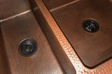 Installation Image of Premier Copper Products 3.5" Deluxe Garbage Disposal Drain w/ Basket - Oil Rubbed Bronze, D-130ORB