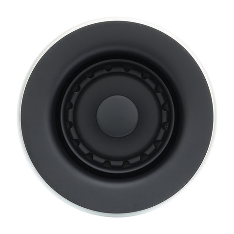 Premier Copper Products 2" Bar Basket Strainer Drain - Matte Black, Brass/PVC, D-133BLK