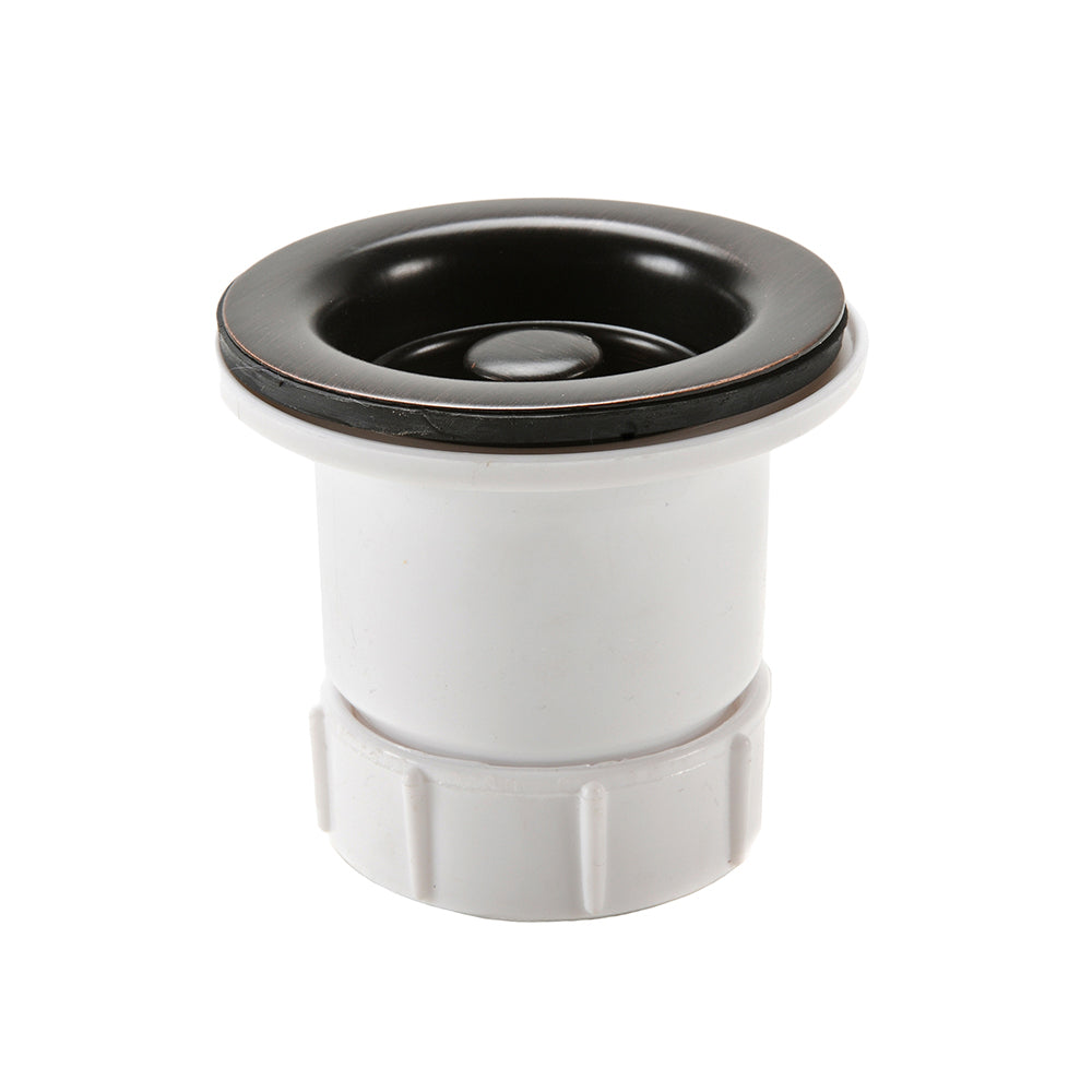 Premier Copper Products 15" Round Bar Vessel Tub Sink w/ 2" Drain Opening, Matching Drain and Accessories, Oil Rubbed Bronze, BSP5_BV15DB2-B