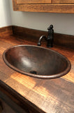 Installation Image of Premier Copper Products 1.5" Non-Overflow Grid Bathroom Sink Drain - Oil Rubbed Bronze, D-207ORB