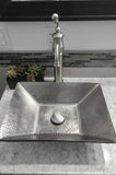 Installation Image of Premier Copper Products 1.5" Non-Overflow Pop-up Bathroom Sink Drain - Brushed Nickel, D-208BN