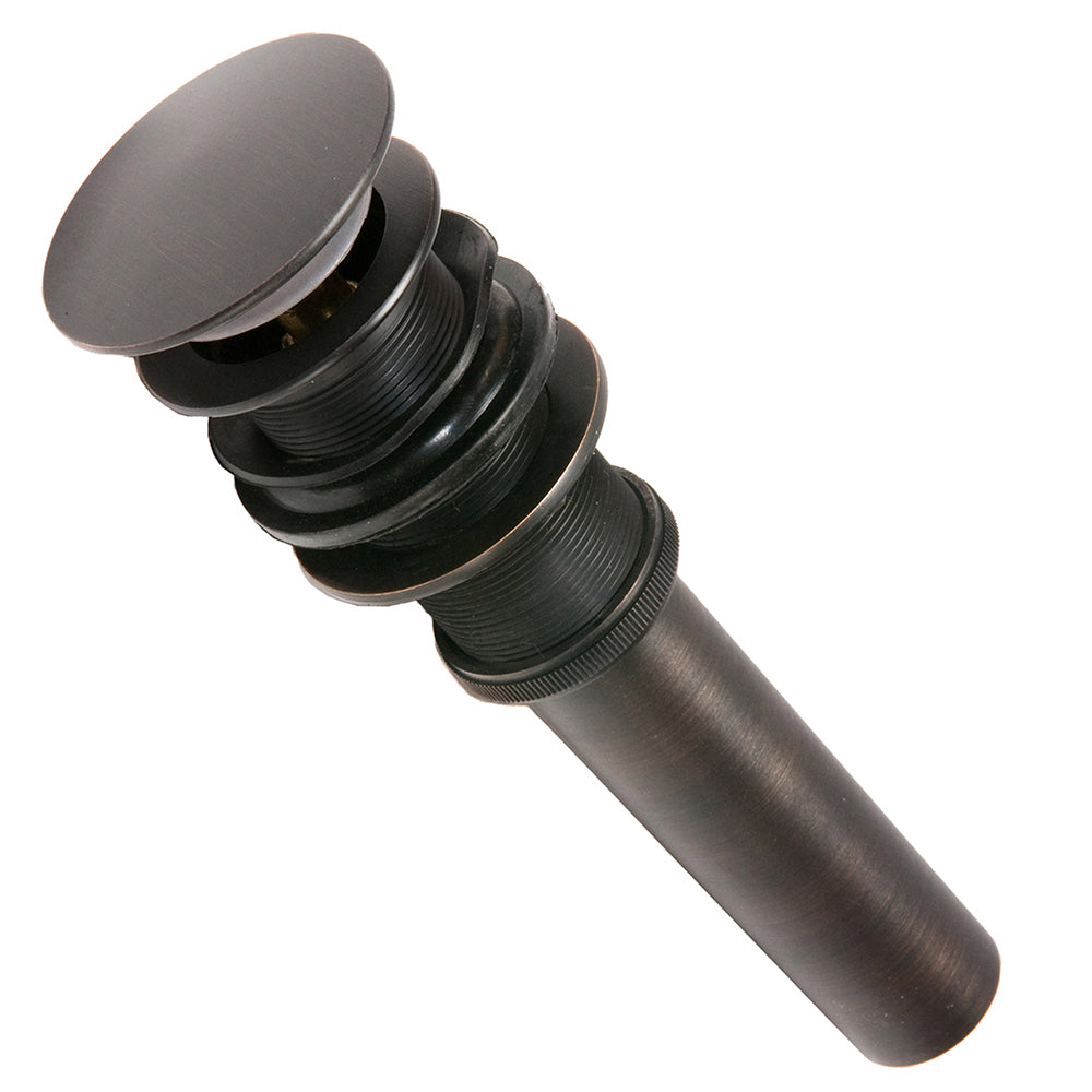 Premier Copper Products 14" Round Under Counter Hammered Copper Bathroom Sink, Matching Drain and Accessories, Oil Rubbed Bronze, BSP5_LR14FDB-P