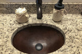 Installation Image of Premier Copper Products 1.5" Non-Overflow Pop-up Bathroom Sink Drain - Oil Rubbed Bronze, D-208ORB