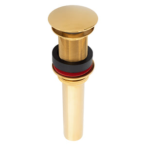 Alternate Image for Premier Copper Products 1.5" Non-Overflow Pop-up Bathroom Sink Drain - Polished Brass, D-208PB