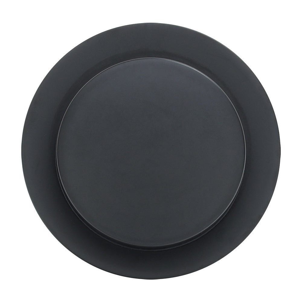 Premier Copper Products Tub Drain Trim and Two-Hole Overflow Cover for Bath Tubs - Matte Black, Brass, D-302BLK
