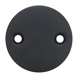 Premier Copper Products Tub Drain Trim and Two-Hole Overflow Cover for Bath Tubs - Matte Black, Brass, D-302BLK