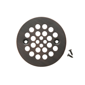 Alternate Image for Premier Copper Products 4.25" Round Shower Drain Cover in Oil Rubbed Bronze, Brass, D-415ORB