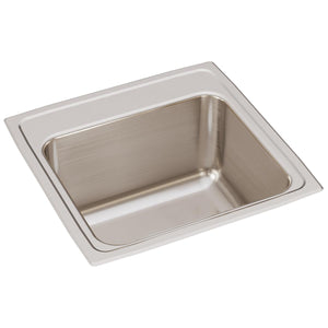 Alternate Image for Elkay Lustertone Classic 20" Drop In/Topmount Stainless Steel Laundry/Utility Sink, Lustrous Satin, No Faucet Hole, DLR1919100