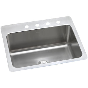 Alternate Image for Elkay Lustertone Classic 27" Dual Mount Stainless Steel Kitchen Sink, Lustrous Satin, 4 Faucet Holes, DLSR272210PD4