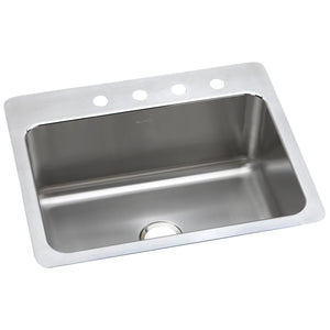 Alternate Image for Elkay Lustertone Classic 27" Dual Mount Stainless Steel Kitchen Sink, Lustrous Satin, 2 Faucet Holes, DLSR2722102
