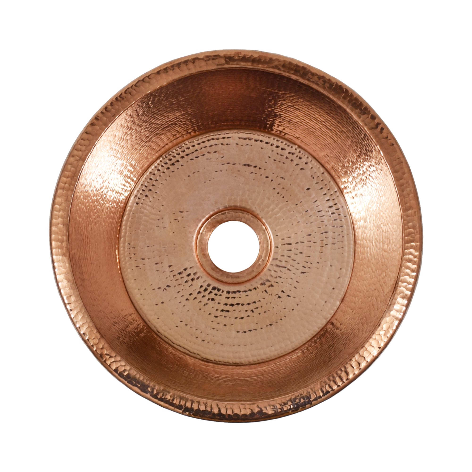 Native Trails Diego 13" Round Copper Bar/Prep Sink, Polished Copper, 16 Gauge, CPS435 Product Image
