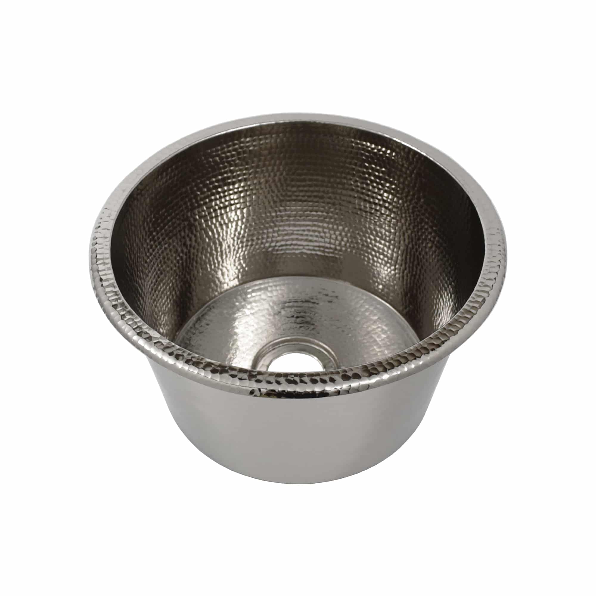 Native Trails Diego 13" Round Nickel Bar/Prep Sink, Polished Nickel, CPS835 Product Image