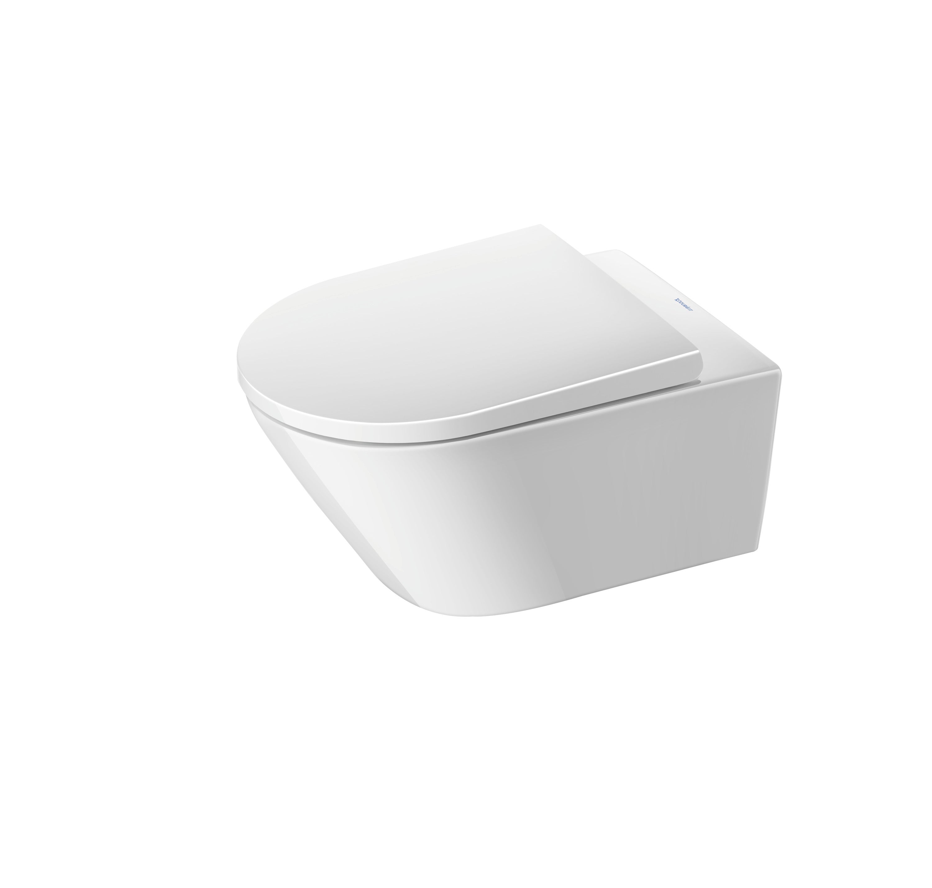 D-Neo 1.28/0.8 GPF Dual Flush Rimless ADA Compliant Round Wall Mounted Toilet in White