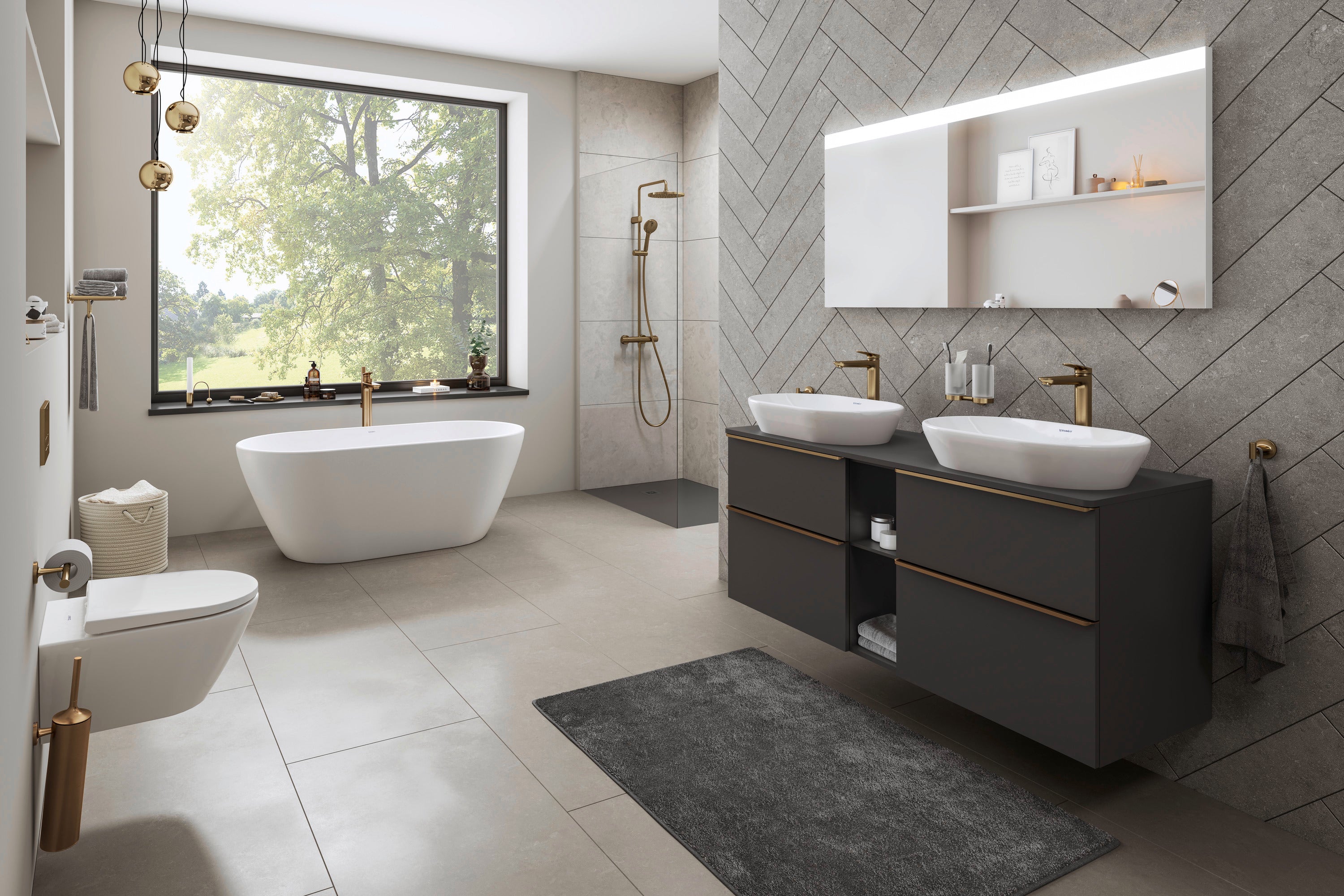 D-Neo 1.28/0.8 GPF Dual Flush Rimless ADA Compliant Round Wall Mounted Toilet in White